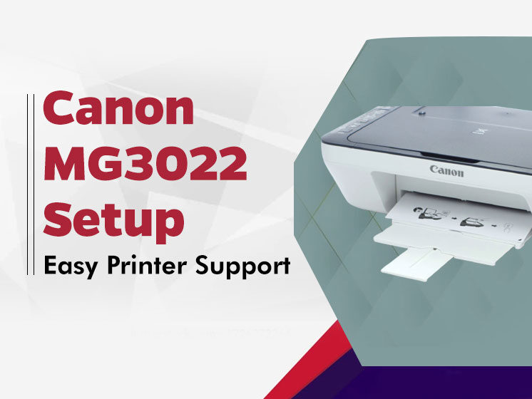 Canon MG3022 setup